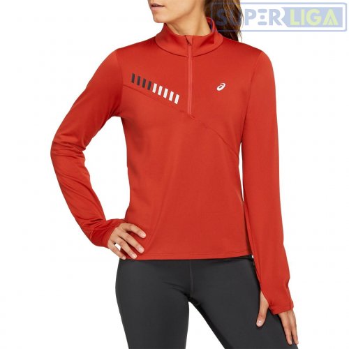 Женская куртка для бега Asics LITE-SHOW WINTER 1/2 ZIP TOP (2012B051-601).AW2021