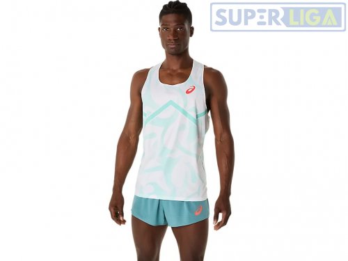 Мужская майка для бега Asics LIGHT KNIT SINGLET белый (2091A731-411) AW2025