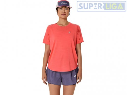 Женская футболка ASICS ROAD SS TOP красный (2012C969-700) SS2025