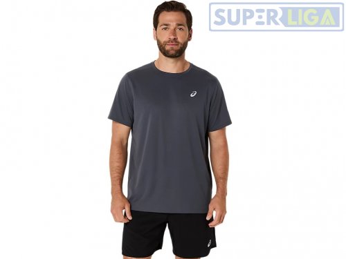 Чоловіча футболка для бігу Asics CORE SS TOP сірий (2011D221-020) AW2025