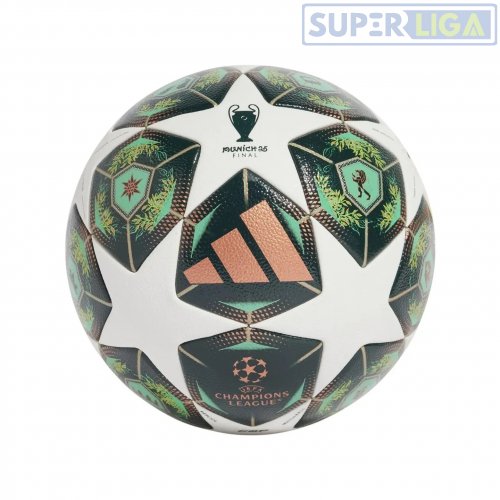 Футбольний м'яч Adidas UCL 2025 Munich Competition JH1288 зелений (розмір 4)