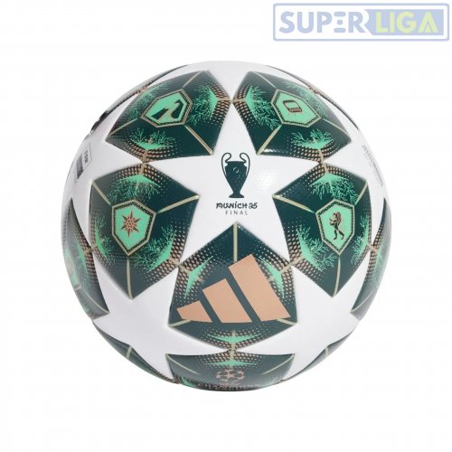 Футбольний м'яч Adidas UCL 2025 Munich league JH1296 зелений (розмір 4)