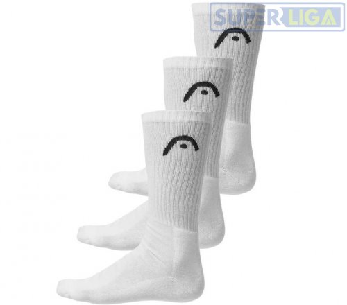 Спортивні шкарпетки Head ALL SPORTS TRAINING CREW 3P білий (701229015-002)