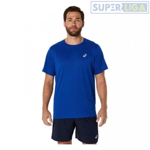 Мужская футболка для бега Asics CORE SS TOP синий (2011D221-401) AW2026d
