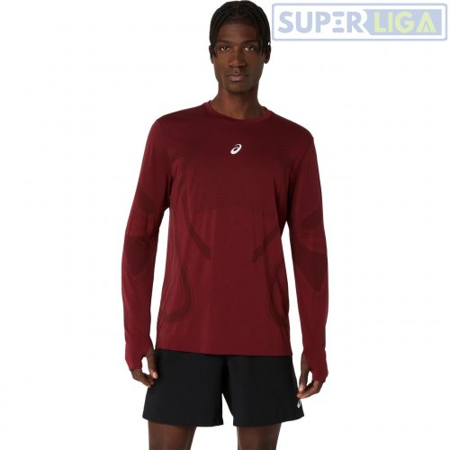 Лонгслив ASICS ROAD SEAMLESS LS TOP красный (2011D356-200) AW2026d