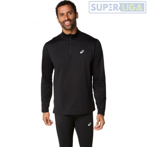 Лонгслів ASICS CORE LS 1/2 ZIP WINTER TOP чорний (2011D369-001) AW2026d