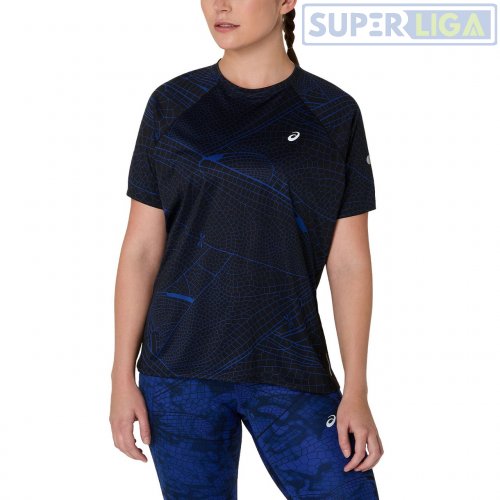 Футболка для бега ASICS ROAD LITE-SHOW SS TOP фиолетовый (2012D289-001) AW2026d
