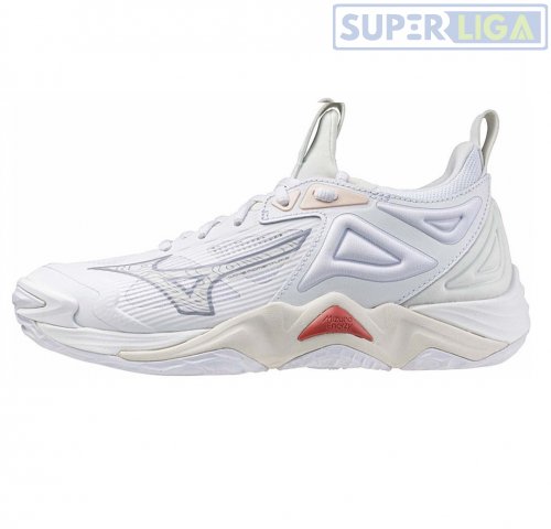 Жіночі волейбольні кросівки Mizuno Wave Momentum 3 білий (V1GC2312-25) SS2024