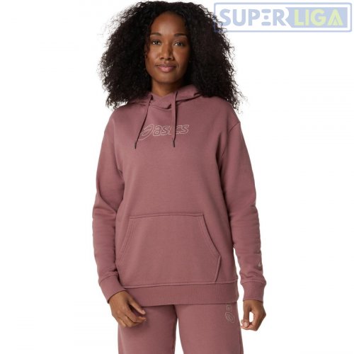 Жіноча толстовка ASICS LOGO OTH HOODIE рожевий (2032C845-602) AW2024