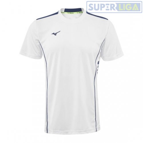 Волейбольная футболка Mizuno Men Hex Rect Polo белый (62EA7002-73)