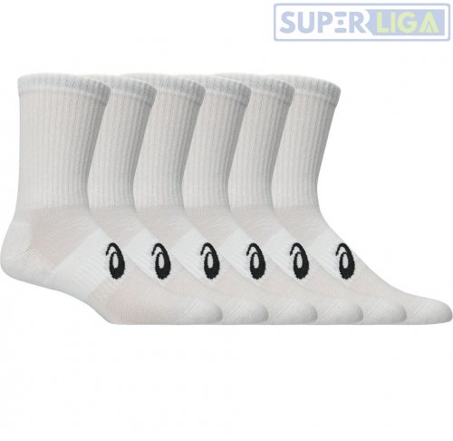 Спортивные носки ASICS 6 PACK CREW SOCK белый (3033C302-100)