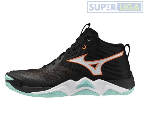 Волейбольні кросівки Mizuno Wave Momentum Elite MID чорний (V1GA2517-12) SS2026hr
