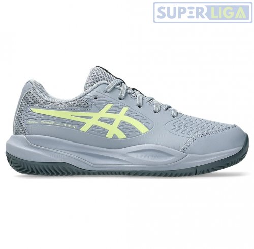 Дитячі кросівки для тенісу Asics GEL-RESOLUTION X GS CLAY сірий (1044A080-402) SS2026