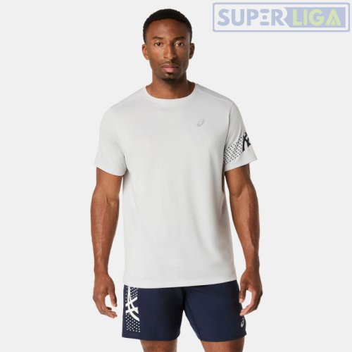 Чоловіча футболка для бігу ASICS ICON SS TOP білий (2011D458-020) AW2026