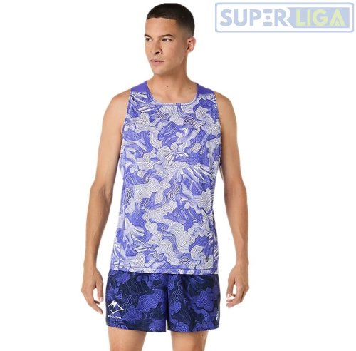 Чоловіча майка для бігу Asics FUJITRAIL SINGLET Мультиколір (2011D528-400) AW2026