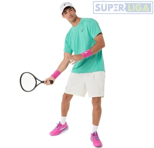 Мужская футболка ASICS GAME SS TOP салатовый (2041A379-300) AW2026