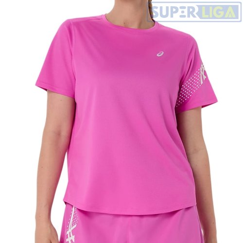 Женская футболка ASICS ICON SS TOP розовый (2012D363-700) AW2026