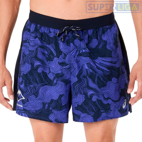 Чоловічі спортивні шорти для бігу Asics FUJITRAIL ALL OVER PRINT 5IN SHORT синій (2011D526-400) AW2026