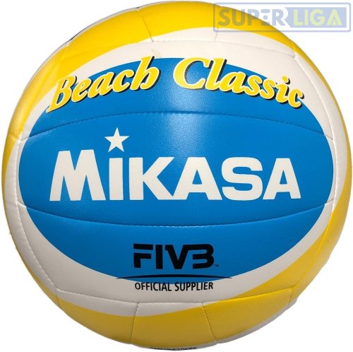 Мяч для пляжного волейбола Mikasa Beach Classic BV543C-VXB-YSBжелтый 