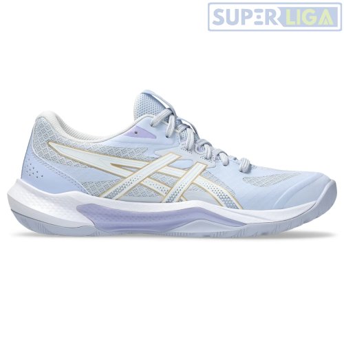 Женские волейбольные кроссовки Asics Gel-Tactic 13 голубой (1072A118-400) AW2026