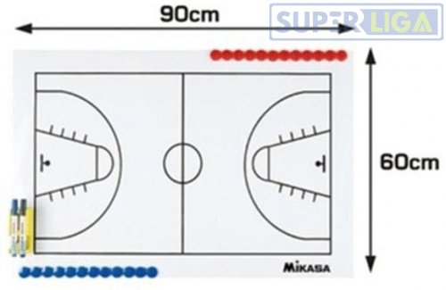 Доска тактическая баскетбольная Mikasa SB-BL2.