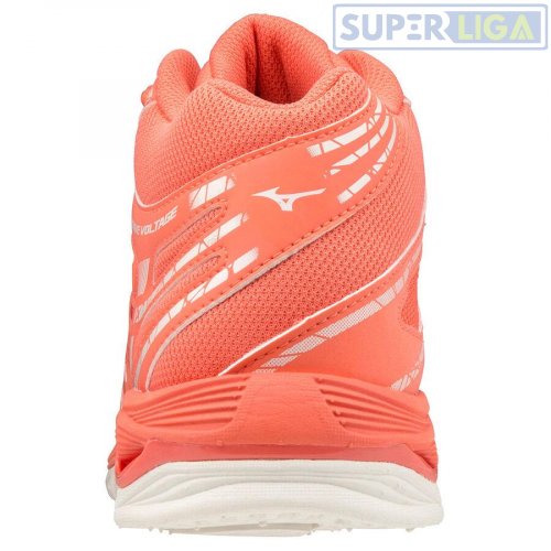 Женские волейбольные кроссовки Mizuno Wave Voltage Mid оранжевый (V1GC1965-59) 