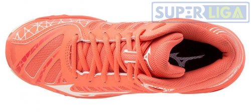 Женские волейбольные кроссовки Mizuno Wave Voltage Mid оранжевый (V1GC1965-59) 