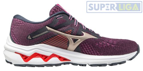 Женские кроссовки для бега Mizuno Wave Inspire 17 бордовый (J1GD2144-42) SS21