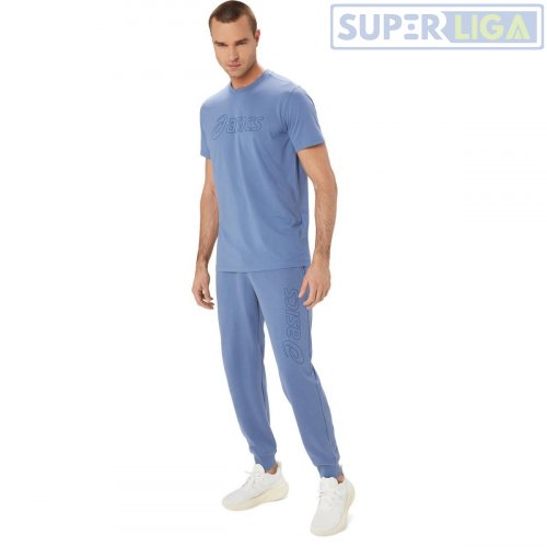Мужские спортивные штаны Asics LOGO SWEATPANT голубой (2031E189-403) AW2024sv