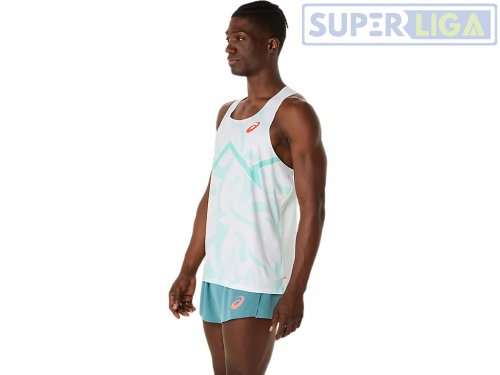 Мужская майка для бега Asics LIGHT KNIT SINGLET белый (2091A731-411) AW2025
