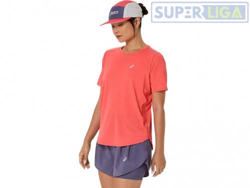 Женская футболка ASICS ROAD SS TOP красный (2012C969-700) SS2025