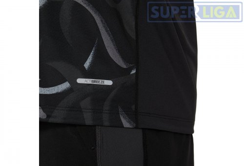 Мужская майка для бега Asics ROAD ALL OVER PRINT SINGLET черный (2011D091-001) AW2025
