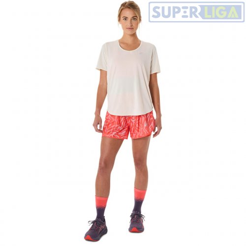 Шорты Asics ROAD ALL OVER PRINT 2-N-1 3.5IN SHORT коралловый (2012D077-700) AW2025