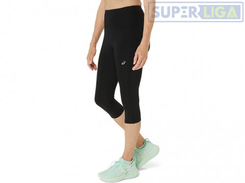 Женские тайтсы для бега Asics ROAD HIGH WAIST CAPRI TIGHT черный (2012D006-001) AW2025