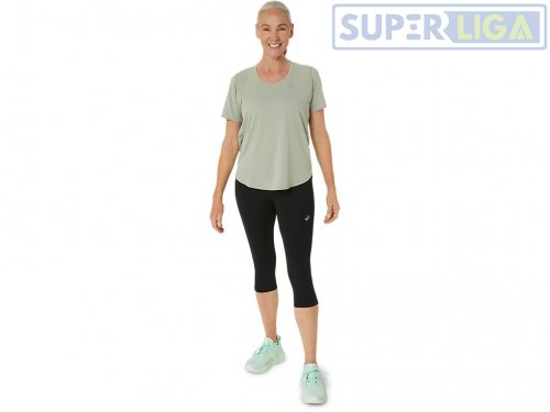 Женские тайтсы для бега Asics ROAD HIGH WAIST CAPRI TIGHT черный (2012D006-001) AW2025