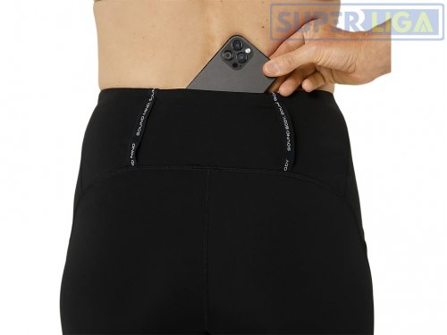 Женские тайтсы для бега Asics ROAD HIGH WAIST CAPRI TIGHT черный (2012D006-001) AW2025