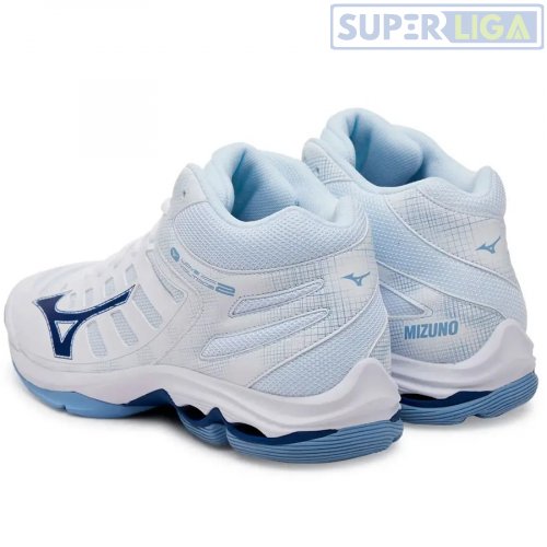 Волейбольные кроссовки Mizuno Wave Voltage 2 Mid голубой (V1GA2465-11) AW2025hr