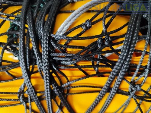 Сітка волейбольна Romi Sport "Basic 2,7 мм.жовтий (PE) (Польша) Sia000096