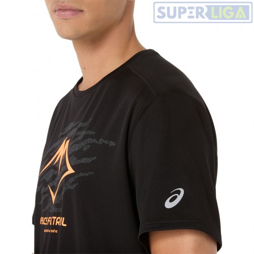 Мужская футболка для бега ASICS FUJITRAIL LOGO SS TOP черный (2011D390-001) AW2026d