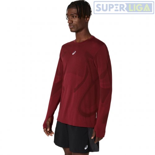 Лонгслив ASICS ROAD SEAMLESS LS TOP красный (2011D356-200) AW2026d