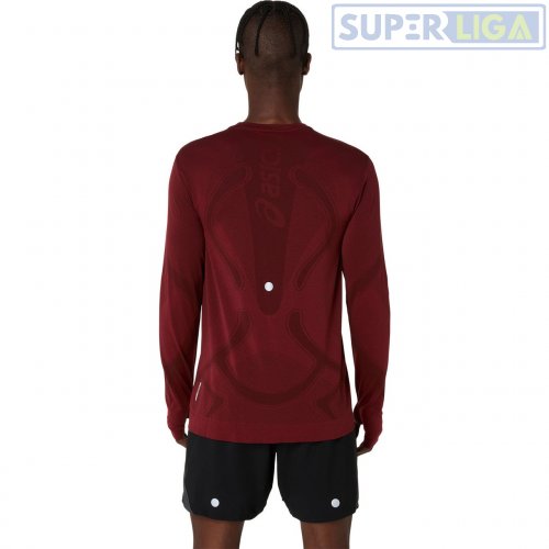 Лонгслив ASICS ROAD SEAMLESS LS TOP красный (2011D356-200) AW2026d