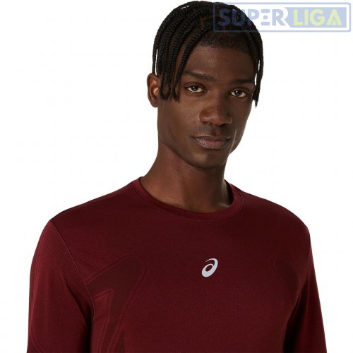 Лонгслив ASICS ROAD SEAMLESS LS TOP красный (2011D356-200) AW2026d
