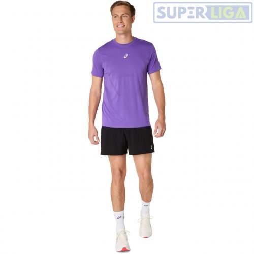 Чоловіча футболка для бігу ASICS ROAD SEAMLESS SS TOP фіолетовий (2011D355-500) AW2026d