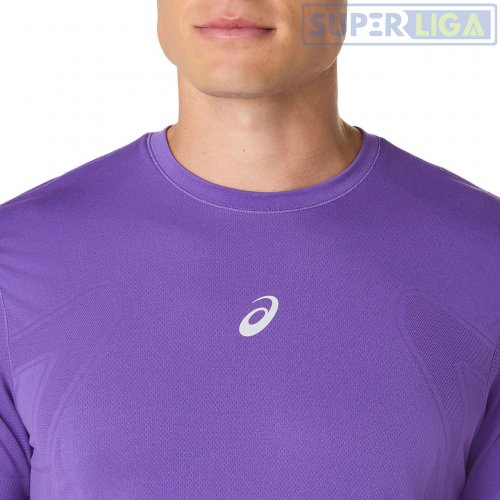 Чоловіча футболка для бігу ASICS ROAD SEAMLESS SS TOP фіолетовий (2011D355-500) AW2026d