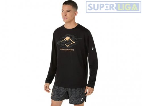 Лонгслів ASICS FUJITRAIL LOGO LS TOP чорний (2011C987-001) AW2026d