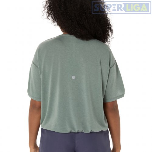 Жіноча футболка Asics NAGINO RUN ADJUSTABLE SS TOP зелений (2012D140-400) AW2026d