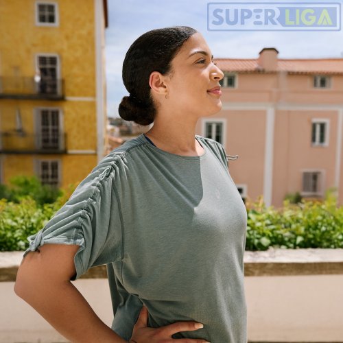 Жіноча футболка Asics NAGINO RUN ADJUSTABLE SS TOP зелений (2012D140-400) AW2026d