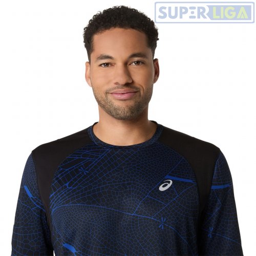 Чоловіча футболка для бігу ASICS ROAD LITE-SHOW SS TOP фіолетовий (2011D357-001) AW2026d