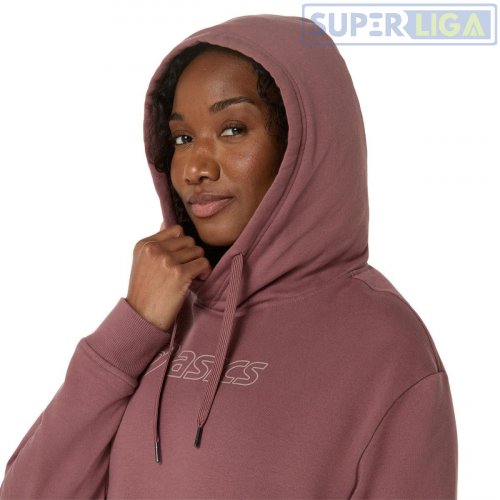 Жіноча толстовка ASICS LOGO OTH HOODIE рожевий (2032C845-602) AW2024
