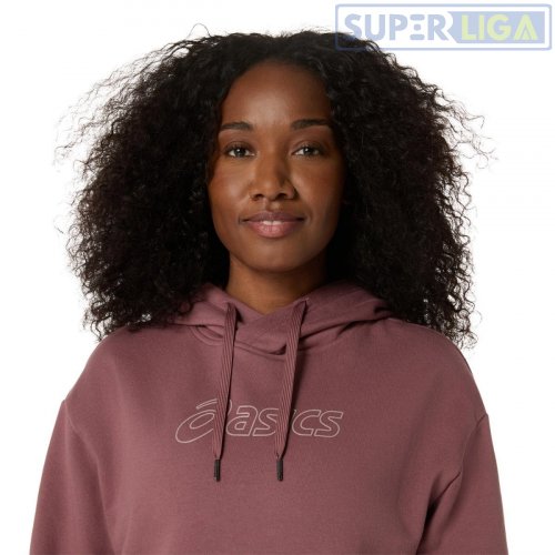 Жіноча толстовка ASICS LOGO OTH HOODIE рожевий (2032C845-602) AW2024